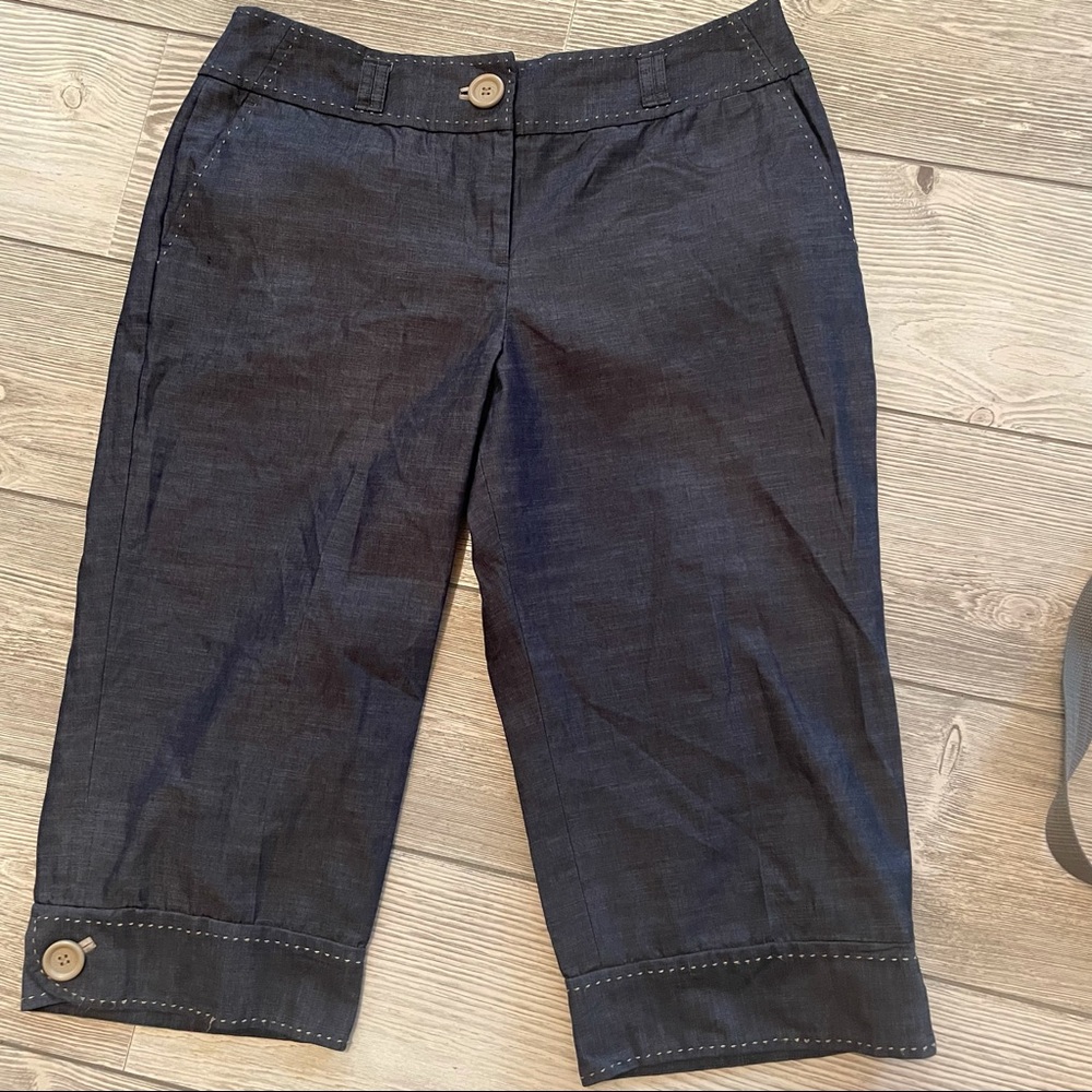 2/20 Loft Blue Knee Length shorts